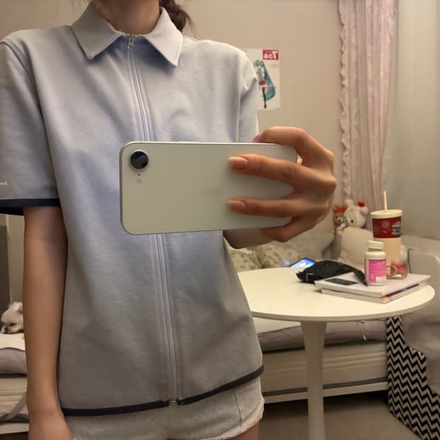 지초이 컴포트 23-003 반팔 집업