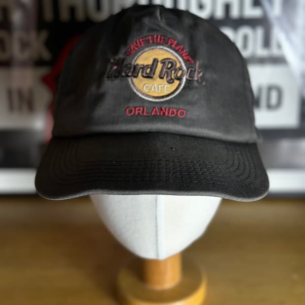 90s Hardrock Cafe 빈티지 하드락 카페 선페이드 모자
