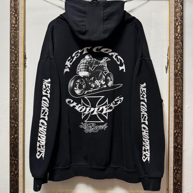빈티지 West Coast Choppers 웨스트코스트차퍼스 후드티