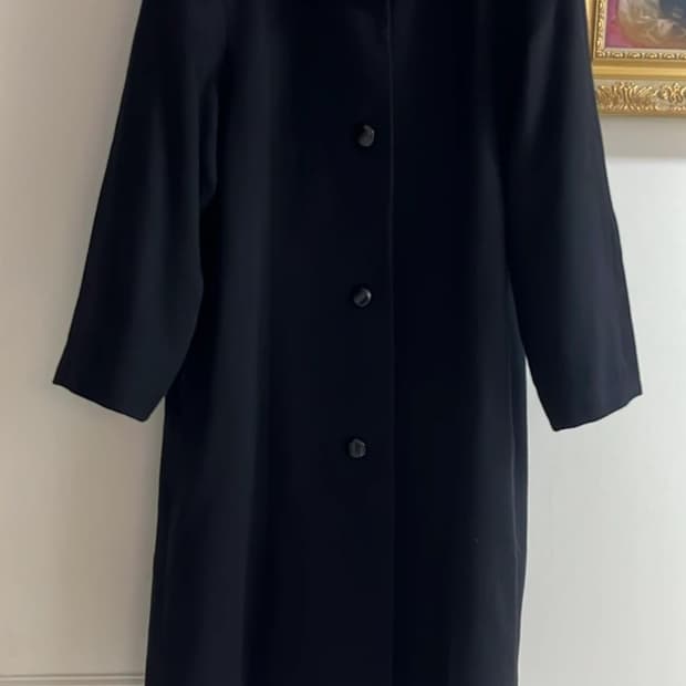 RICCI 블랙 캐시미어100코트 55,66