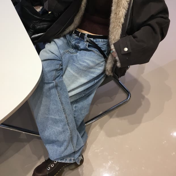 아워캐비넷 conte shearing jacket 차콜