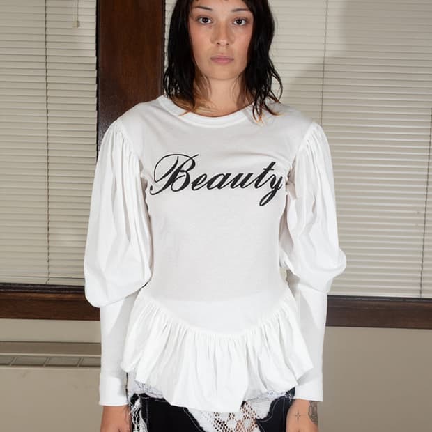 [S,M]바퀘라 25ss Romantic 프릴 티셔츠