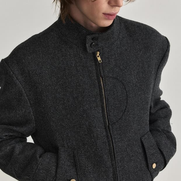 [2] 웨이비니스 arc cut 해링턴 자켓