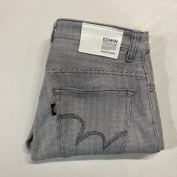 에드윈 워크 체크팬츠