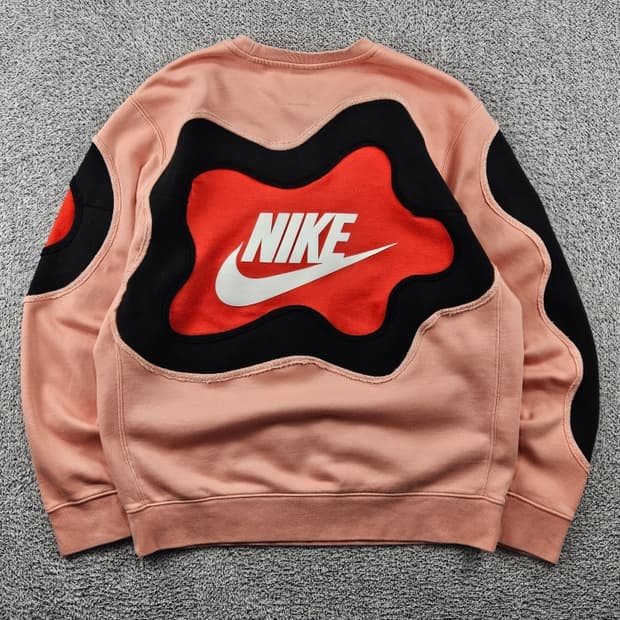 나이키 아플리케 커스텀 맨투맨 스웻 셔츠 ( XL ) / 11538