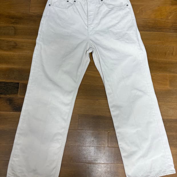 오라리 5p 아이보리 데님 32사이즈