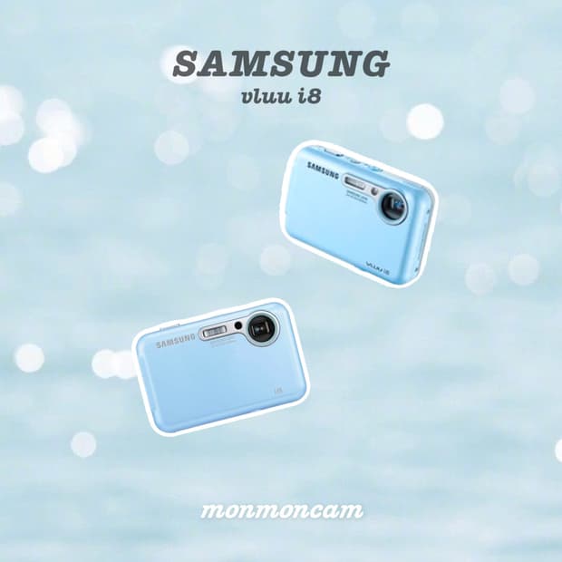 나재민🩵 삼성 vluu i8 블루 디카