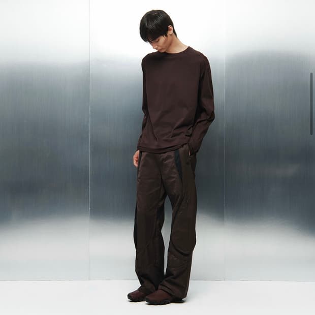 산산기어 메쉬 패널드 롱 슬리브