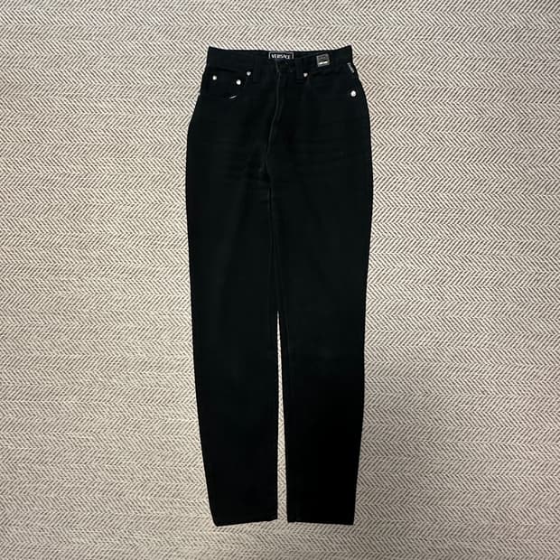 VERSACE italy made woman denim pants