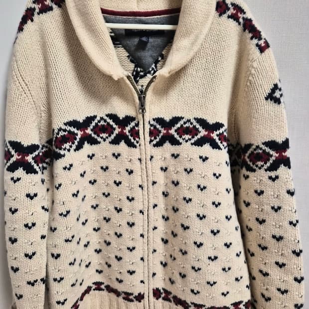 타미힐피거 노르딕 니트 가디건 M