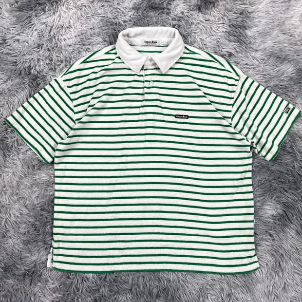 Ebbets Field 그린 스트라이프 테리 PK 반팔티y 6724