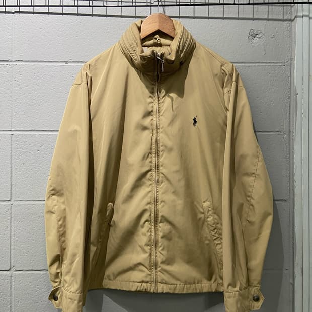 폴로 블루종 자켓 베이지
