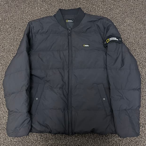 내셔널지오그래픽 덕다운 패딩 점퍼 블랙 105(XL)