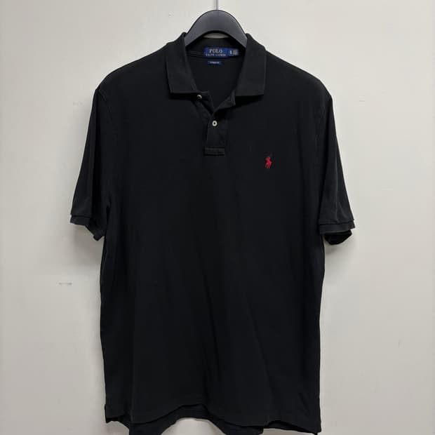 [2XL] 폴로 랄프로렌 블랙 카라티