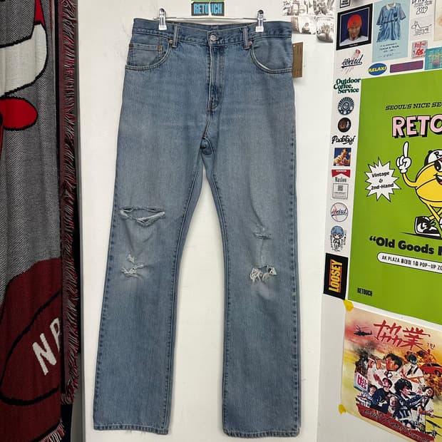 10‘s 리바이스 디스트로이드 517 부츠컷