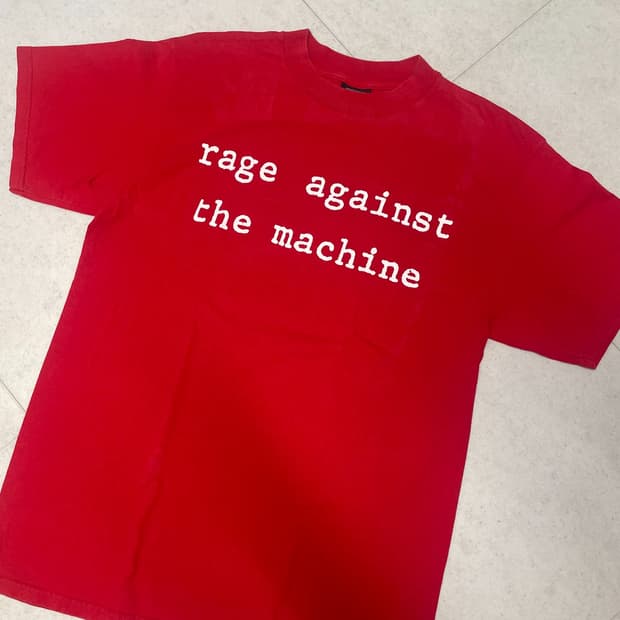 [L] 90's rage against the machine 반팔 티셔츠