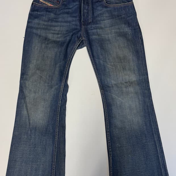 희귀!! 디젤 Diesel Zathan 부츠컷 워싱 데님팬츠 35.4인치