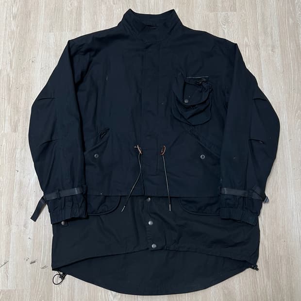 아웃스탠딩 포켓 레이어 코튼 야상 자켓 L