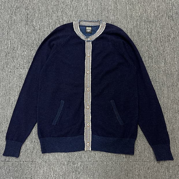 point 빈티지 니트자켓