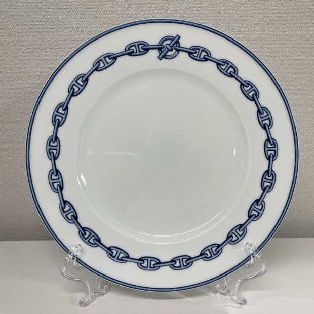 에르메스 샹달 블루 플레이트 1P HERMES