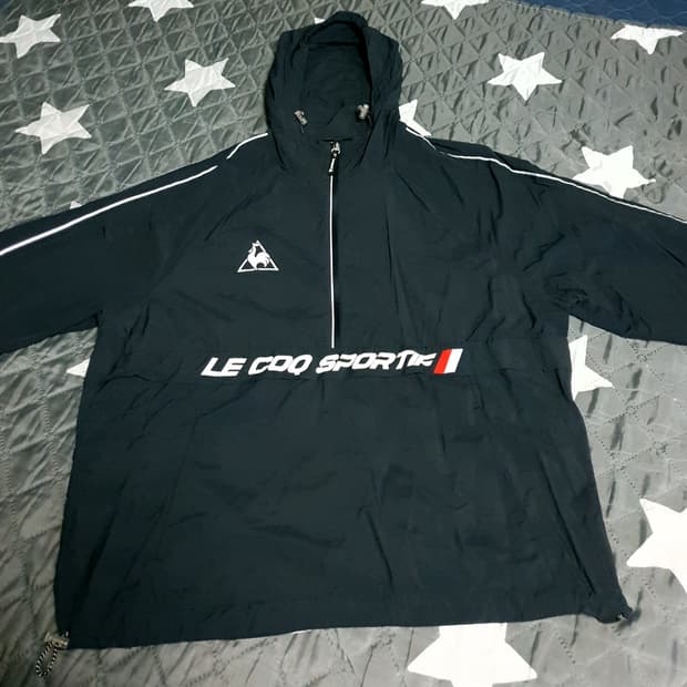 르꼬끄 스포르티브 나일론 아노락 자켓 블랙 (L)