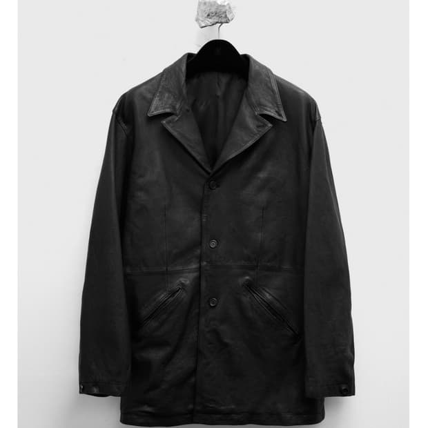 xs, s구함)유스 워시드 레더자켓 