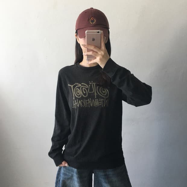 스투시 빅스펠 롱슬리브
