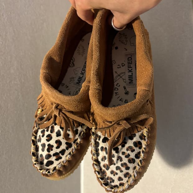 Amimoc milkfed 레오파드 모카신