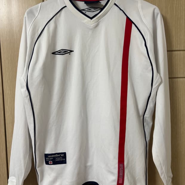 00s 엄브로 잉글랜드 긴팔 축구 유니폼