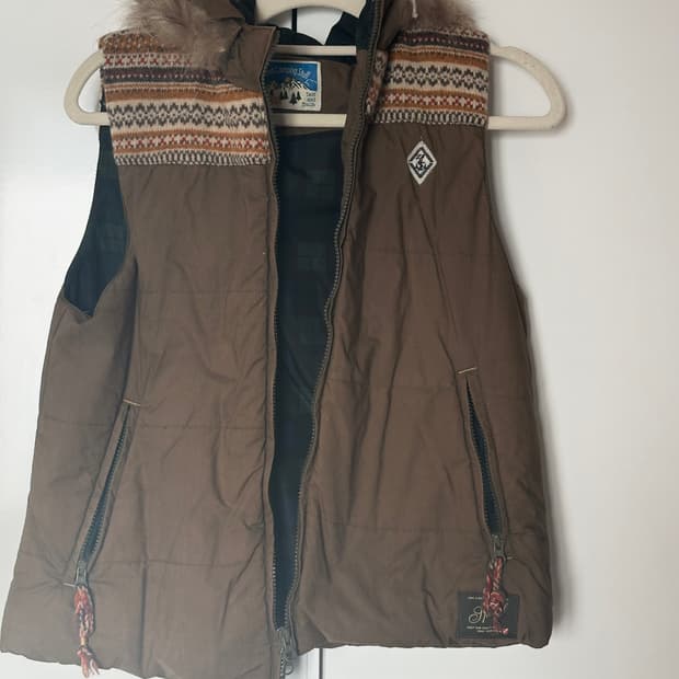 Japanese Vintage  Vest Khaki