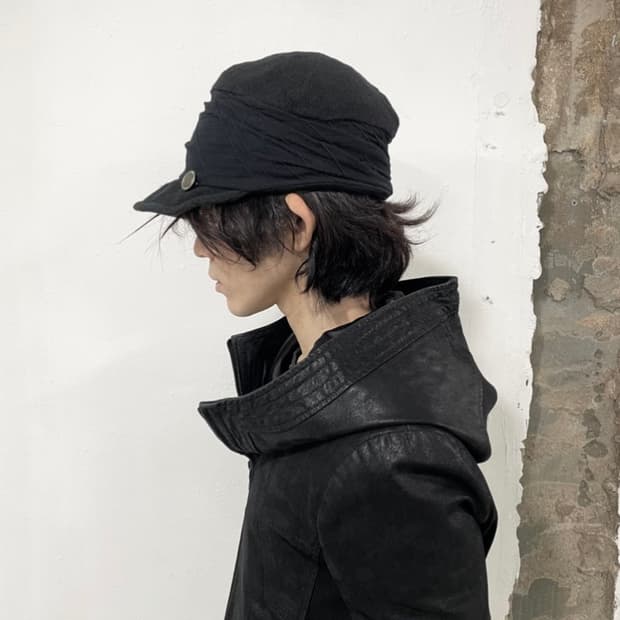 카시라 와이어 드레이프 캡