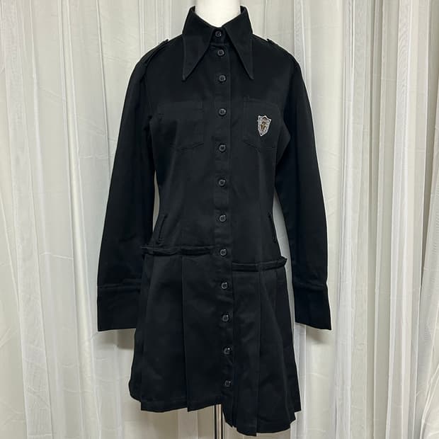 Peace now 고스고딕 공겜여주 셔츠 언팔원피스 