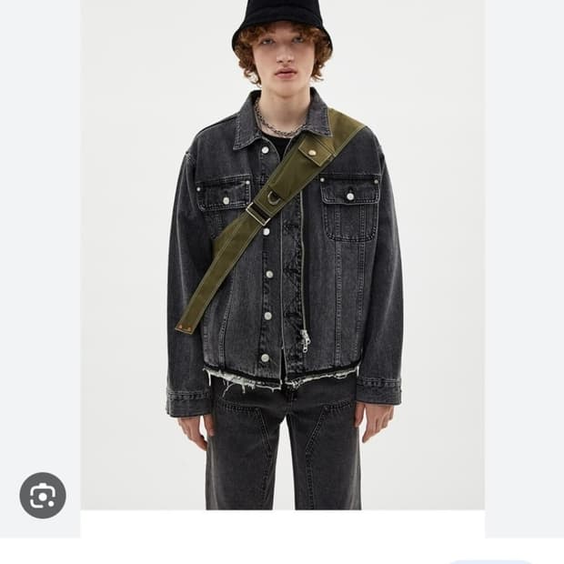 앤더슨벨 인사이드아웃 데님자켓 M