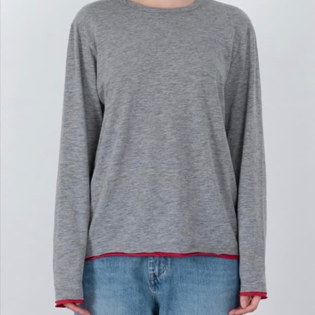 파르트parrt Cutoff Layered Longsleeve