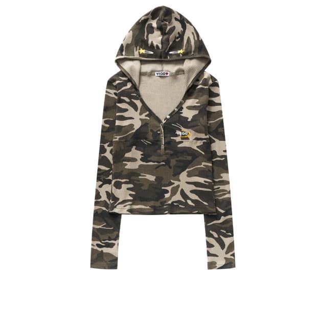 예그 카모 스타 후드티