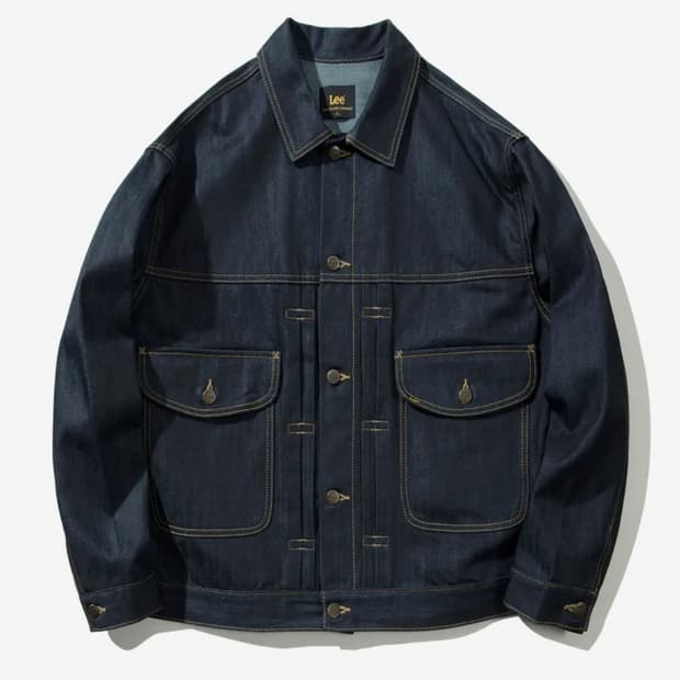 새상품 ) LEE 리 코듀라 RAW 데님 1세대 트러커 자켓