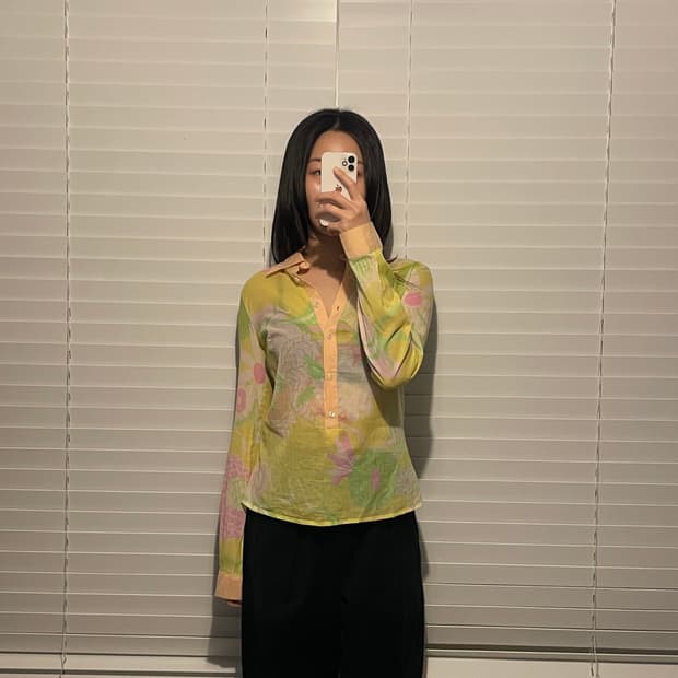 돌체앤가바나 빈티지 네온 셔츠