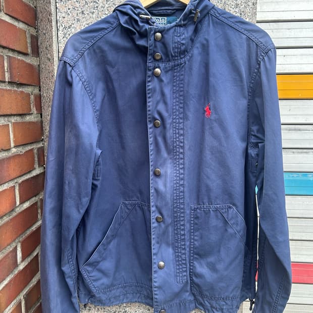 90‘s PRL cotton hood jacket