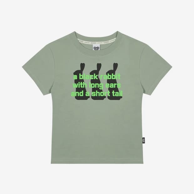 러브이즈트루 VS 3 RABBIT TEE(GREEN)