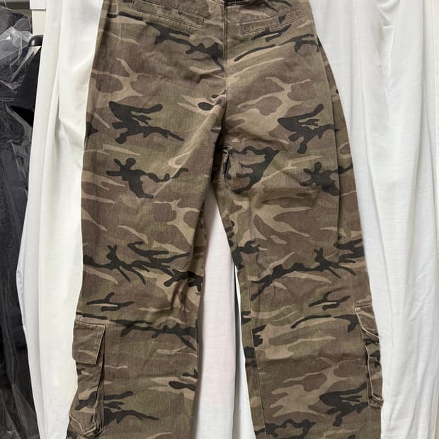 스컬프터 Mid-rise Cargo Pants Camouflage
