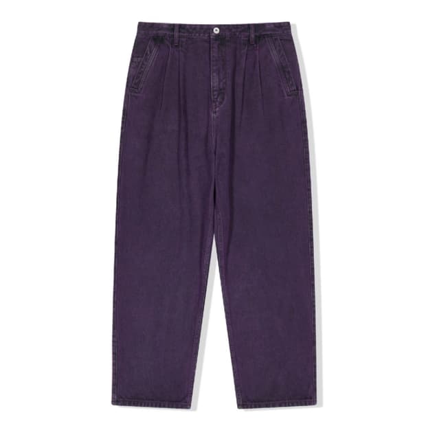 예스아이씨 투턱 데님팬츠 퍼플 M