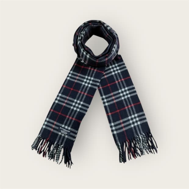 버버리 램스울 노바체크 머플러