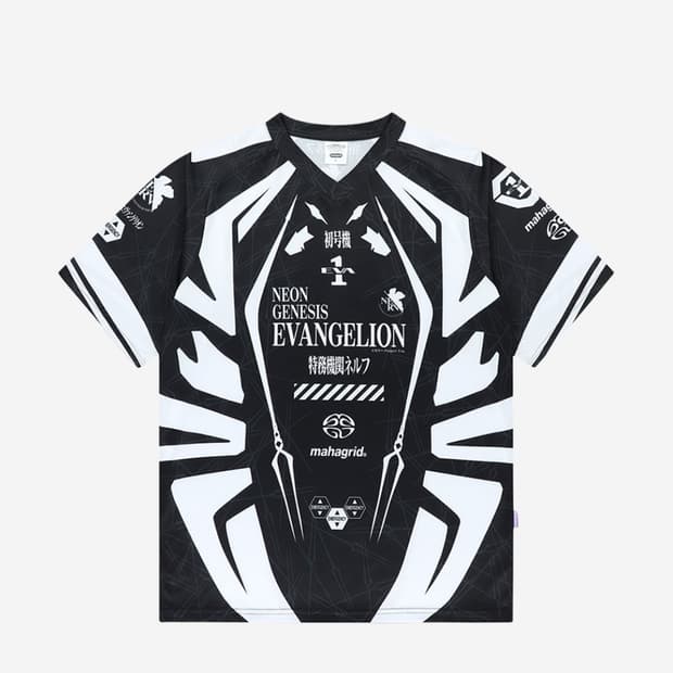 마하그리드 에반게리온 EVA MOTORCYCLE JERSEY 블랙 S