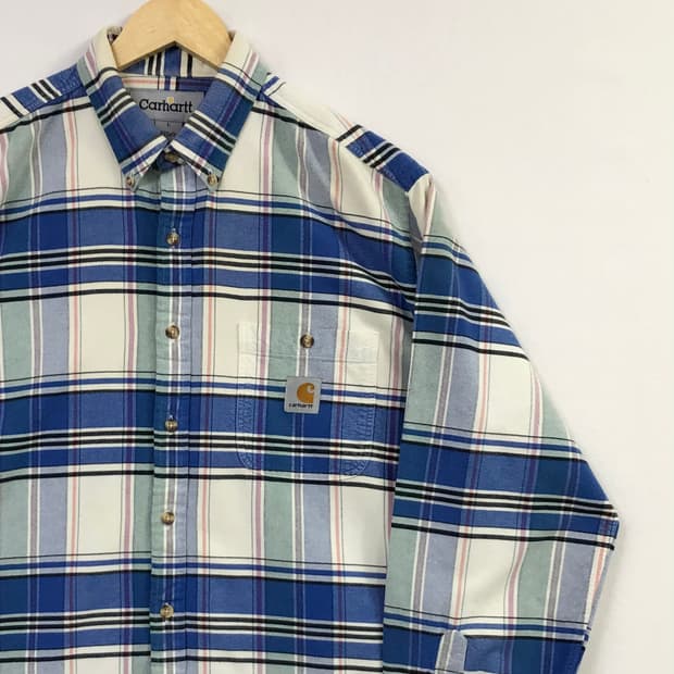 105 칼하트 체크 워크 셔츠