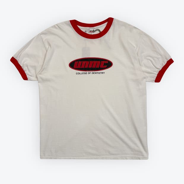 [L] 00s anvil UNMC ringer crew neck