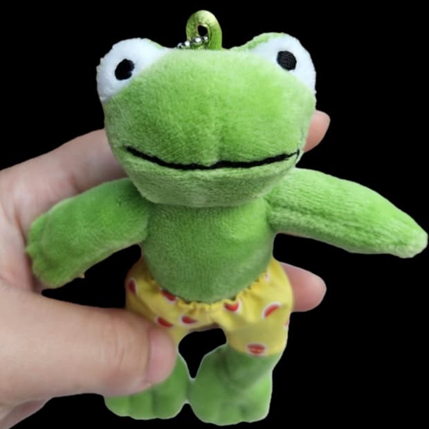 개구리 반바지 키링/키체인