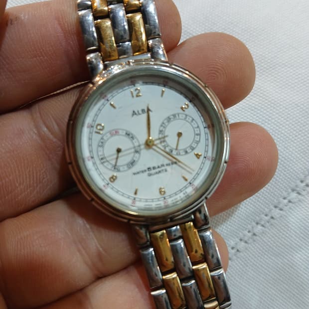 90s빈티지 세이코 알바 크로노 쿼츠시계