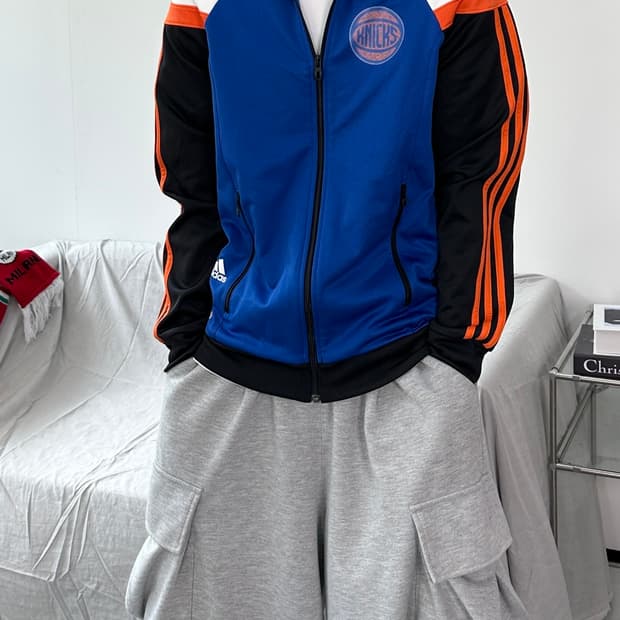 아디다스 NBA 뉴욕 닉스 트랙탑 져지 95
