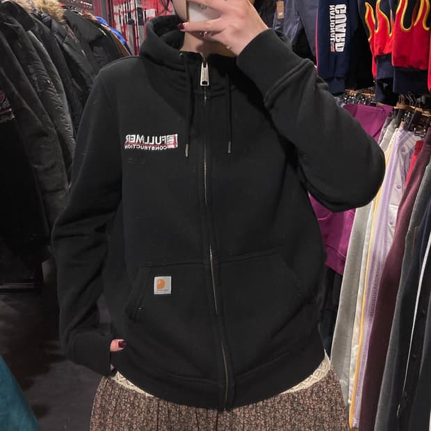 [IM]칼하트 릴렉스핏 후드집업 블랙