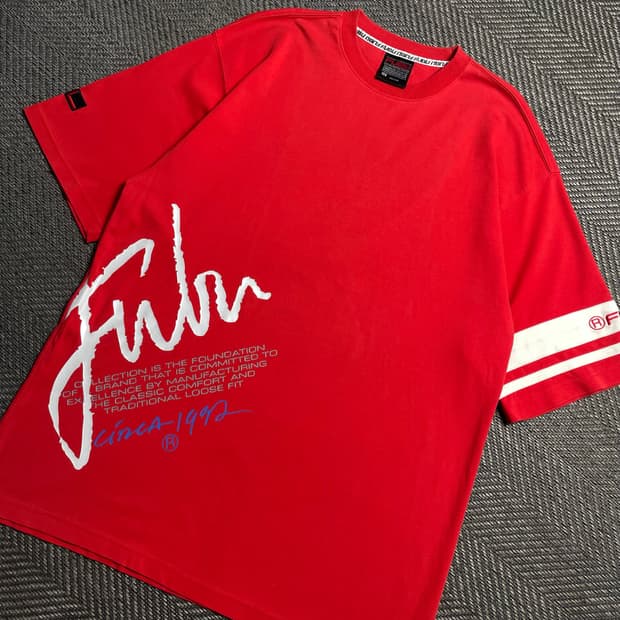 00s FUBU 올드스쿨 빅로고 박시핏 반팔 티셔츠y 6278